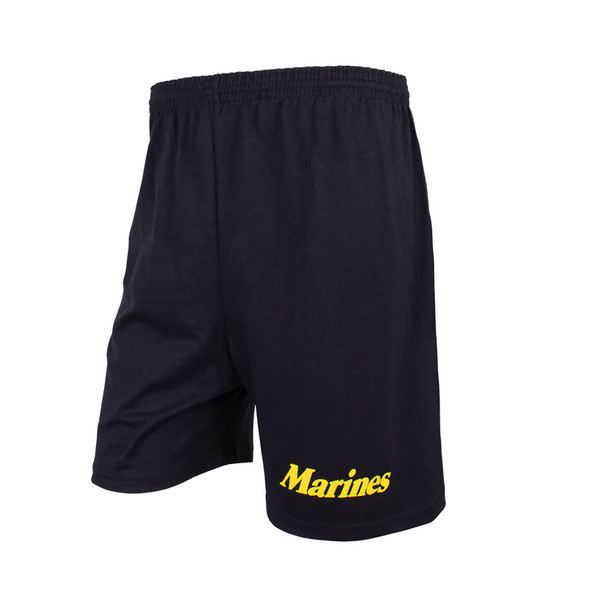product variation FOX OUTDOOR Men's Marines Black/Yellow Running Shorts (64-798) image