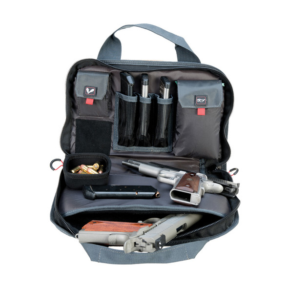 product variation G*OUTDOORS Double With Quilted Tricot Lining Nylon Black Pistol Case (1308PC) image