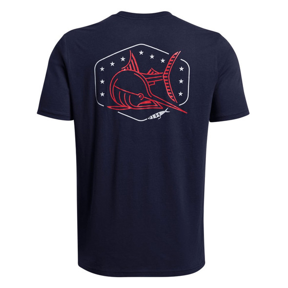 product variation UNDER ARMOUR Men's Freedom Marlin Midnight Navy T-Shirt (1383002-410) image