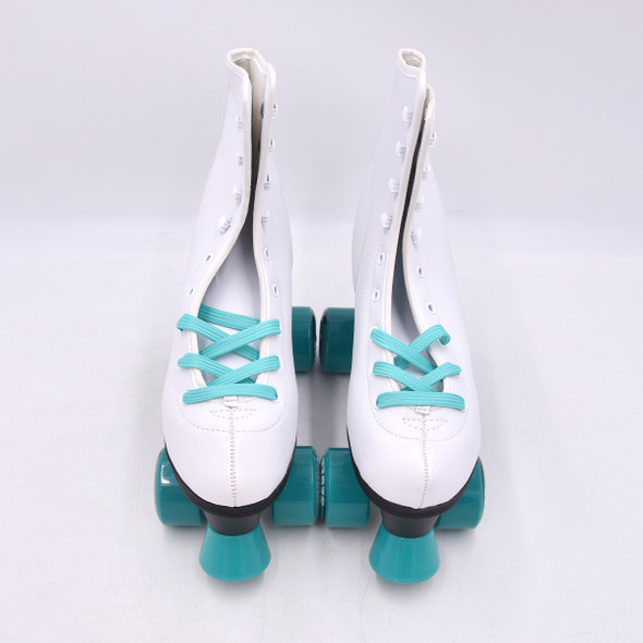 product variation Open Box (Great condition, limited use): C SEVEN Quad Roller Skates, Retro Design, Color: Teal, Women's 8 / Men's 7 (C7-RSB07-TL_3) image