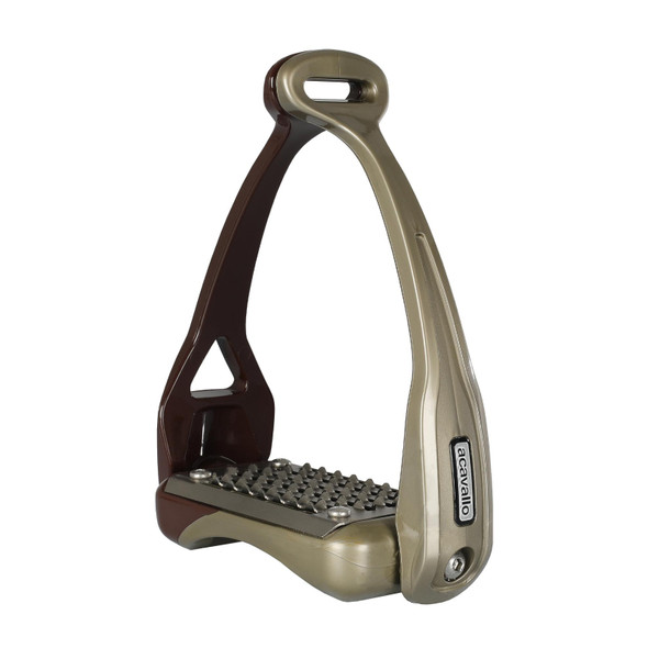 product variation Acavallo Opera brown composite stirrups with patented loop and steel tread image