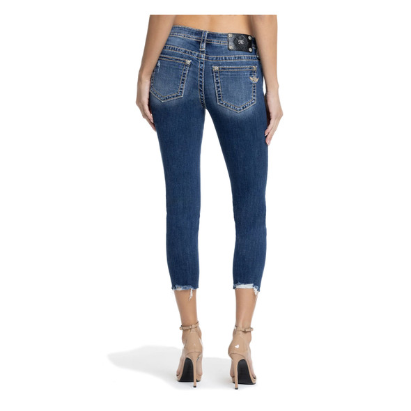 product variation MISS ME Womens Noa Jane Mid-Rise 25L Cropped Skinny Jeans (M3636CK110) image