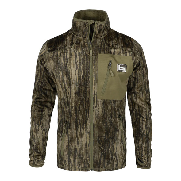 product variation Banded Mens Mid-Layer full zip fleece jacket in Realtree Legacy camo image