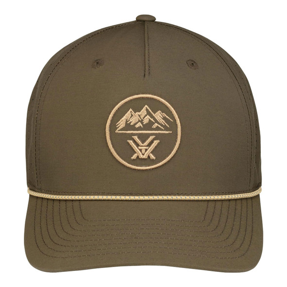 product variation VORTEX Men's Three Peaks Performance Dark Loden Cap (225-14-DLO) image