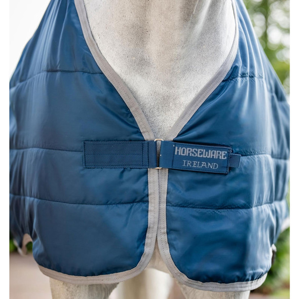 product variation HORSEWARE IRELAND Ionic Therapy Imperial Blue/Silver & Navy 50g Liner (TIHLC1-CIB0) image