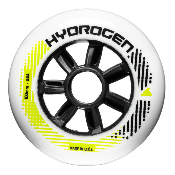product variation ROLLERBLADE Hydrogen 100/85A 8Pcs White Wheels (06635500101) image