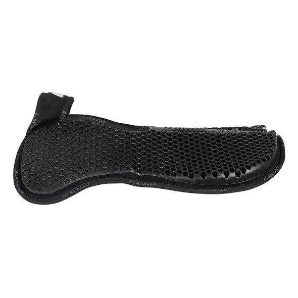 product variation ACAVALLO Memory Foam Withers Free Shape Black Hexagonal Gel Half Pad and Back Riser (AC216-09-OS) image
