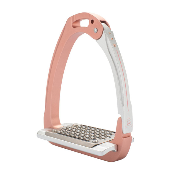 product variation Acavallo Arena Aluplus 2.0 antique rose safety stirrups with Swarovski crystals image