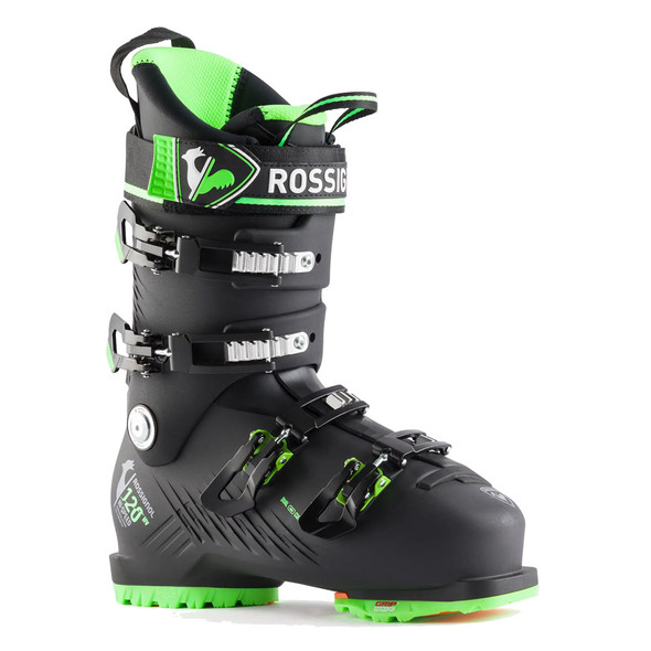 product variation Open Box (Damaged package): ROSSIGNOL Hi-Speed 120 Hv Gw Boots, Color: Black Green, Size: 305 (RBL2110-305) image