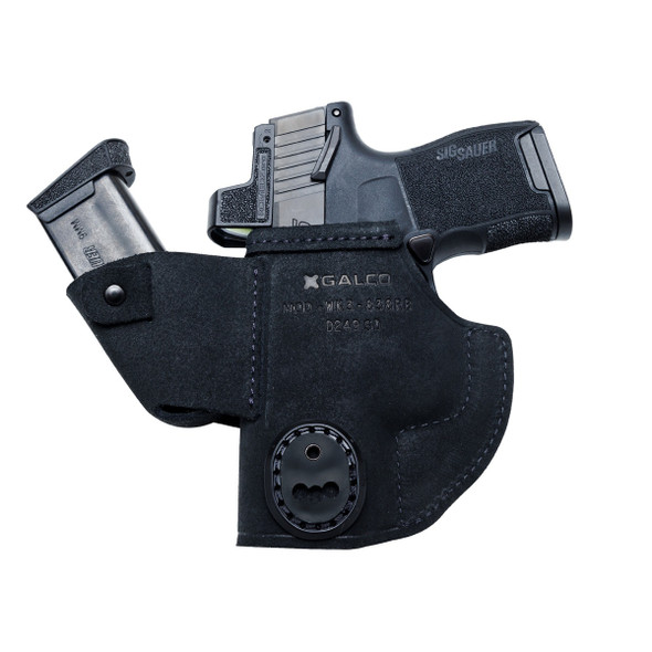 product variation GALCO Walkabout 3.0 Strongside/Crossdraw Black Ambidextrous IWB Holster for Smith & Wesson M&P Shield (WK3-652RB) image
