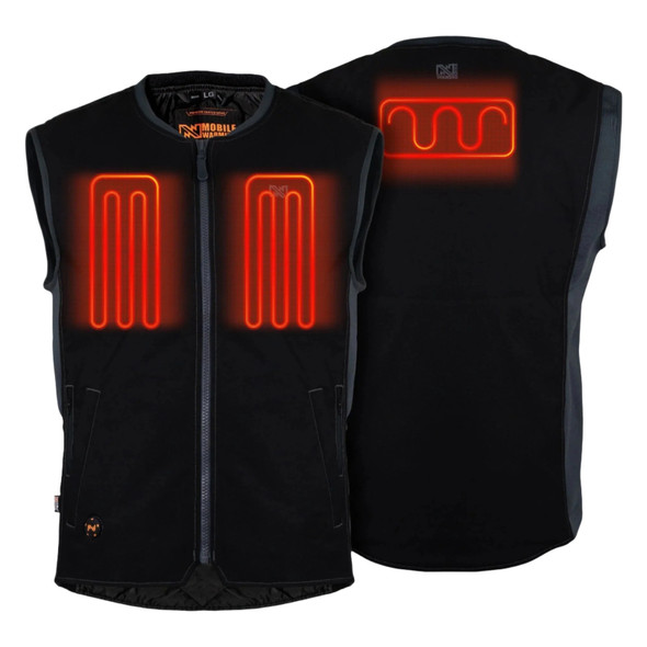 product variation FIELDSHEER Men's UTW Pro 7.4V Black Heated Vest (MWMV2501) image
