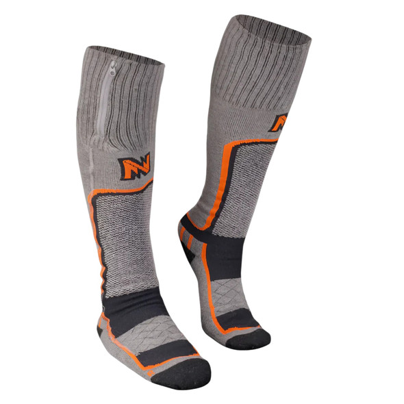 product variation FIELDSHEER Unisex Pro Merino 3.7V Dark Gray Heated Socks (MWUS2222) image