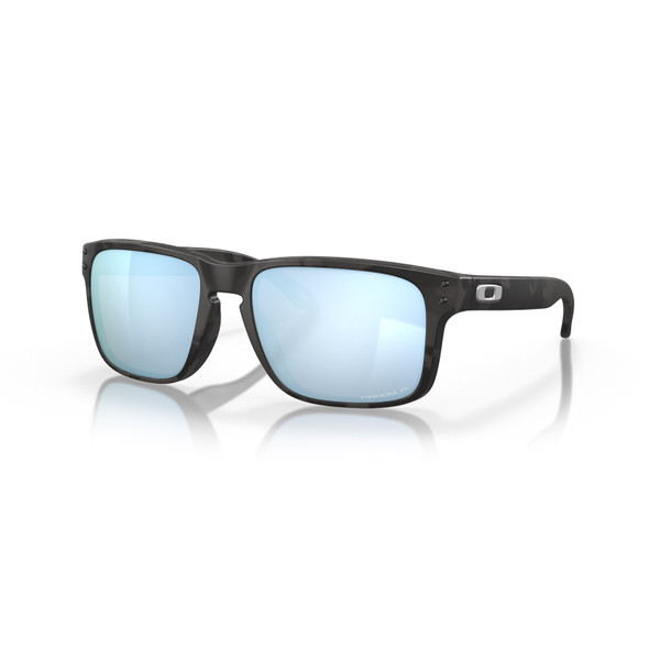 product variation OAKLEY Holbrook Matte Black Camo Frame/Prizm Deep Water Polarized Lenses Eyewear (OO9102-T955) image