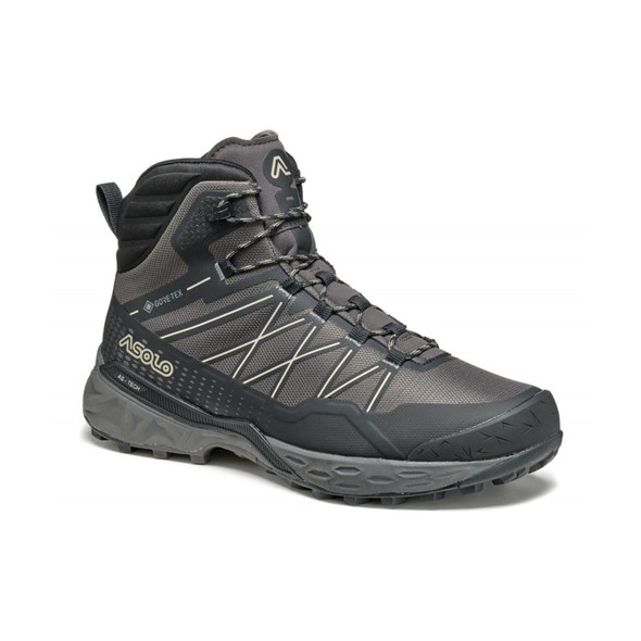 product variation Asolo Tahoe Mid GTX men's Shark Gray Black and Beige mid-cut Gore-Tex hiking boot image