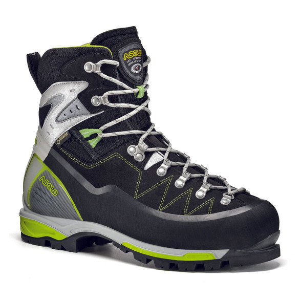 product variation Asolo Alta Via GV men's black and green Perwanger leather Gore-Tex mountaineering boot image