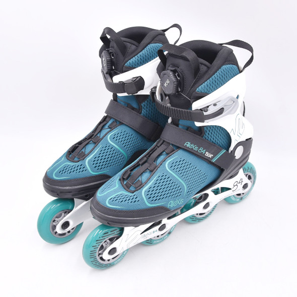 product variation Open Box (Great condition, limited use): K2 SKATE Alexis 84 Boa, Color: Teal/White, Size: 10 (I220202001100) image