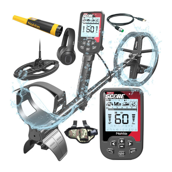 product variation NOKTA MACRO Triple Score PRO Pack Metal Detector with Pinpointer (11000808+11000116) image