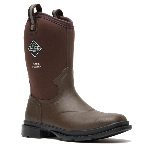product variation MUCK BOOT COMPANY Women's Chore Western 12in Brown Mid Boots (MCHWW90) image