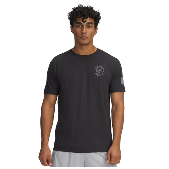 product variation UNDER ARMOUR Men's Freedom Skull Black/Steel SS Shirt (1389926-001) image