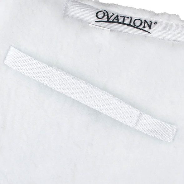 product variation OVATION Fleece Hunter White Saddle Pad with Quilted Lining (400758WHT) image