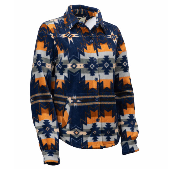 product variation OUTBACK TRADING Women's Aurora Blue Big Shirt (42201-BLU) image