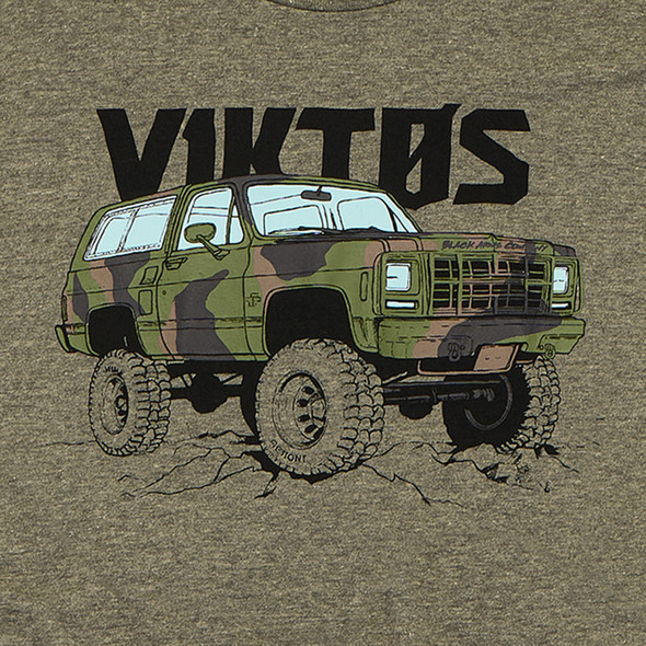product variation VIKTOS Men's Blazed Olive Heather Tee (19240) image