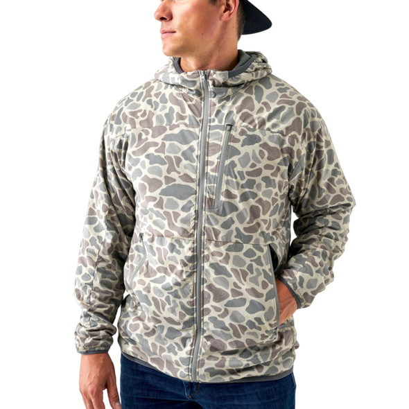 product variation BURLEBO Mens Powder Ridge Winter Hunting Jacket Classic Deer Camo image
