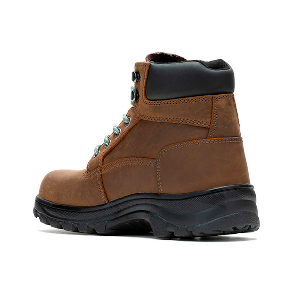 product variation WOLVERINE Womans Carlsbad Steel Toe Sudan Brown Work Boot (W241012) image