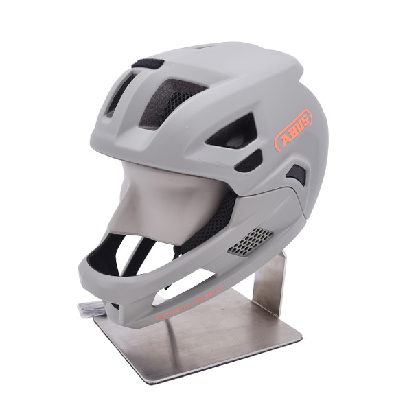 product variation Open Box (Great condition, limited use): ABUS Youth YouDrop FF Chalk Grey Helmet, Size S (98212) image