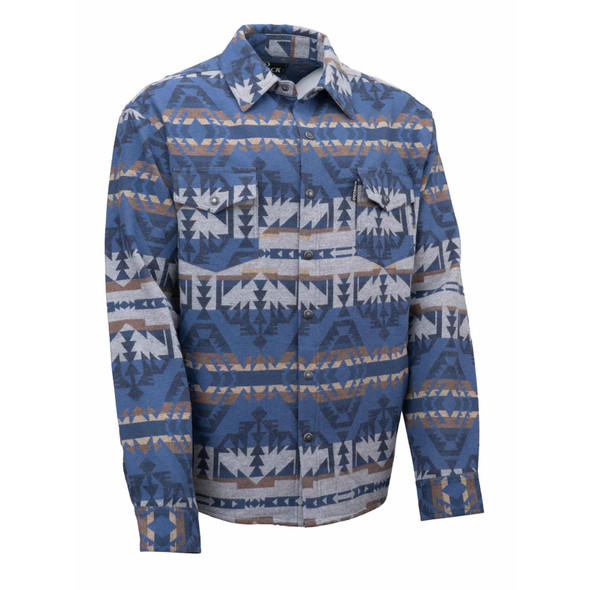 product variation OUTBACK TRADING Men's Benson Shirt Blue Jacket (29935-BLU) image