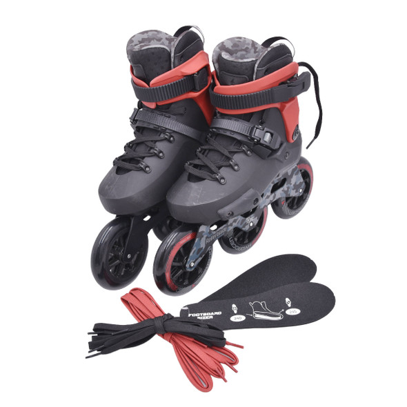 product variation Open Box (Great condition, limited use): ROLLERBLADE Twister 110, Color: Black/Red, Size: 6/6.5 (07220900741-6/6.5) image