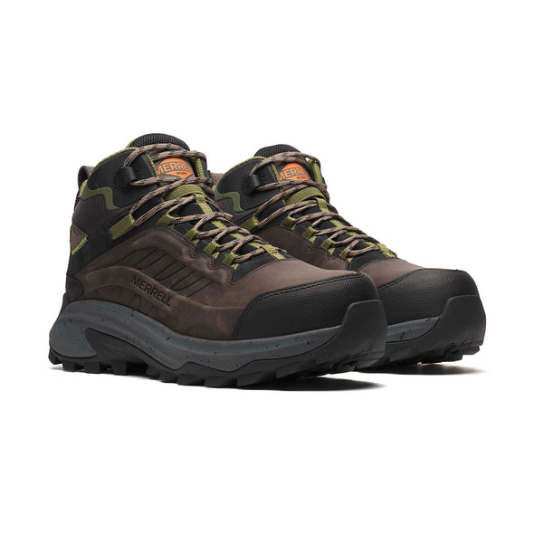 product variation Open Box (Damaged package): MERRELL Moab Speed 2 Mid Lx, Color: Dark Taupe, Size: 10.5 (J007897-10.5) image