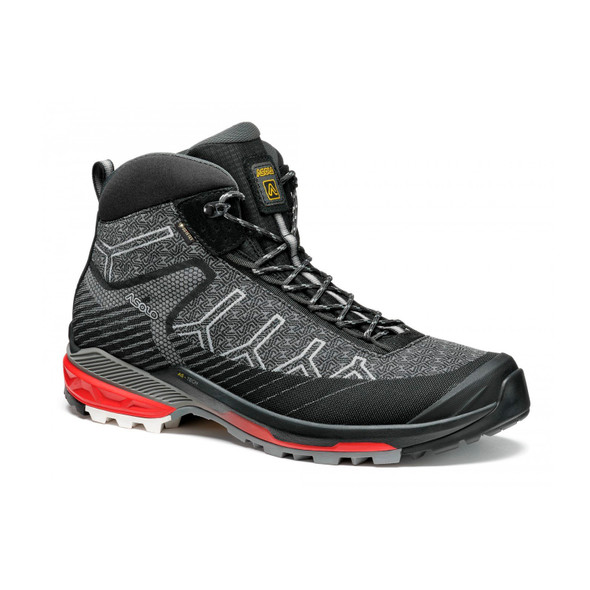 product variation ASOLO Men's Falcon Evo Jacquard GV Black/Red Boots (B40066-A392) image