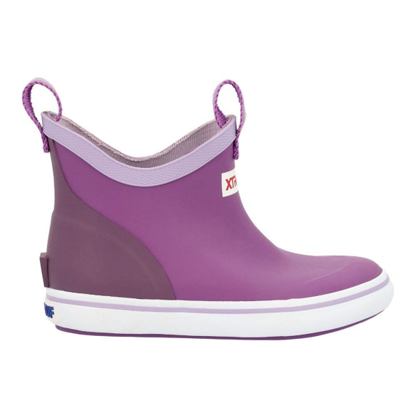 product variation Open Box (Damaged package): XTRATUF KID OTH 4" SLIP O Medium, Color: Dewberry/Purple Gumdrop, Size: 12 (XKAB500C-120) image