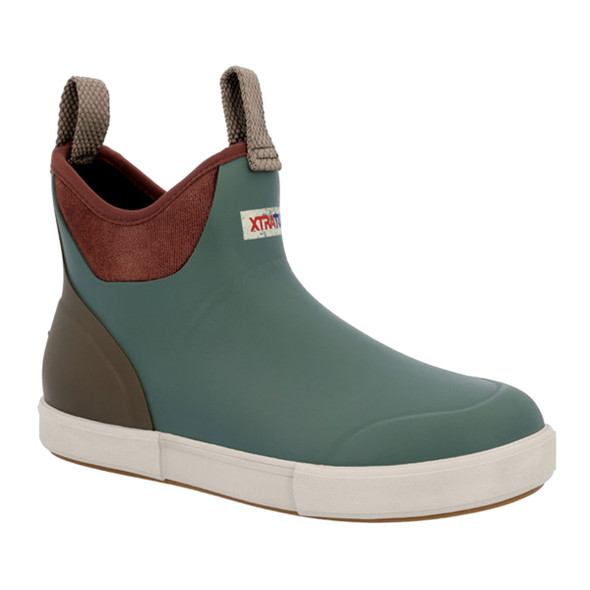 product variation Open Box (Damaged package): XTRATUF Wmn Grn 6" Slip O, Color: Green, Size: 10 (XWAB-V301-100) image