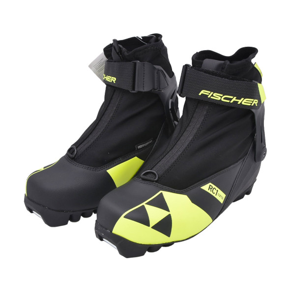 product variation Open Box (Great condition, limited use): FISCHER Rc1 Jr Combi Junior Boots, Color: Black/ Yellow, Size: 38 (S40424V-38) image