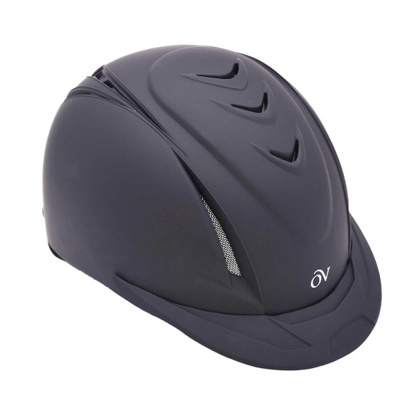 product variation Open Box (Great condition, limited use): OVATION Deluxe Schooler Black M/L Helmet with Hair Net (467566BLK-M/LG+Hairnet) image