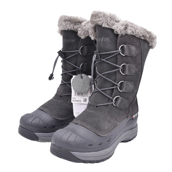 product variation Open Box (Great condition, limited use): BAFFIN Women's Chloe Winter Boots, Color: Charcoal, Size: 10 (4510-0185-CAR-10) image