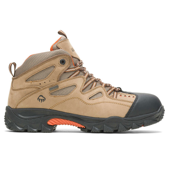 product variation WOLVERINE Men's Durant Waterproof Steel-Toe Light Brown/Orange Work Boot (W02625) image