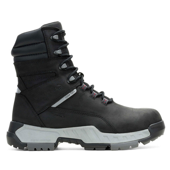 product variation WOLVERINE Men's Tarmac II 8in Reflective CarbonMAX Black Work Boots (W261027) image