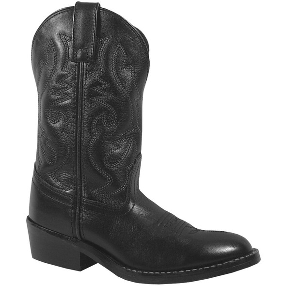 product variation Open Box (Damaged package): SMOKY MOUNTAIN BOOTS Kid's Denver Leather Western Boot, Color: Black, Size: 8-R (3032T-8R) image