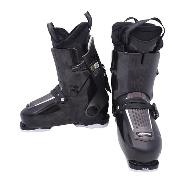 product variation Open Box (Great condition, limited use): NORDICA Womens Hf 75 W Boots, Color: Black/Bronze/White, Size: 25.5 (050K19019G1-25.5) image