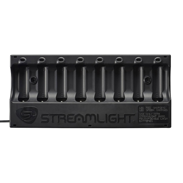 product variation STREAMLIGHT SL-B26 8-Unit Li-Ion Battery Bank Charger with 120V/100V AC (20221) image