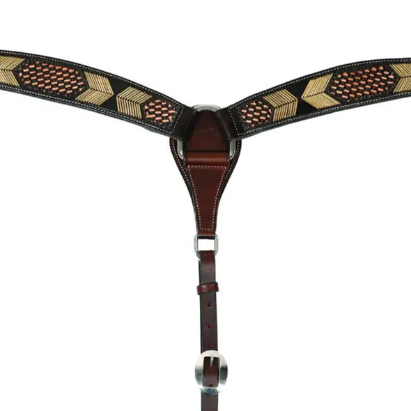 product variation PROFESSIONAL'S CHOICE Buckstitch Filigree Breast Collar (3P6037) image