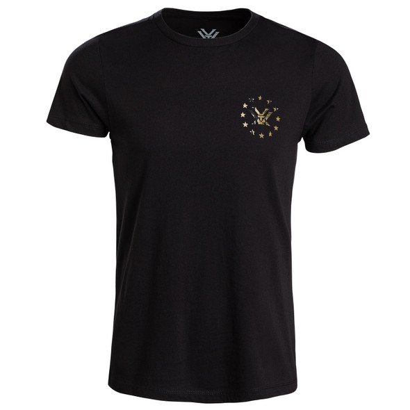 product variation VORTEX Men's Mossy Oak Bottomland Camo Salute Black Short Sleeve T-Shirt (126-31-BLK) image