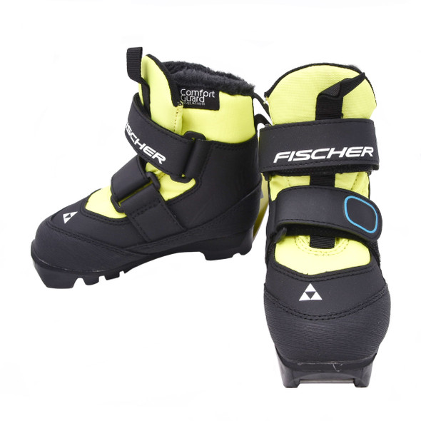 product variation Open Box (Great condition, limited use): FISCHER Snowstar Junior Boots, Color: Black/ Yellow, Size: 25 (S41021-25) image