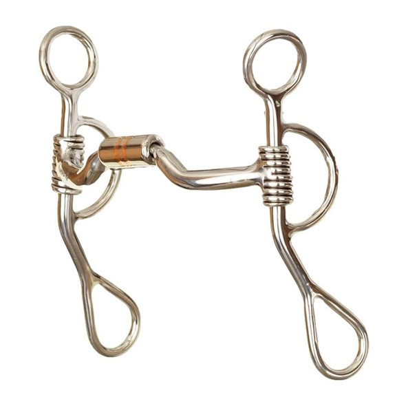 product variation CIRCLE Y Diamond R Argentine Low Port Bit with Copper Inlay Roller (DR403) image
