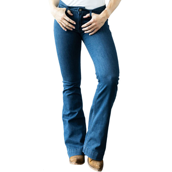 product variation Open Box (Great condition, limited use): KIMES RANCH Women's Lola Jeans, Color: Blue, Size: 4x32 image