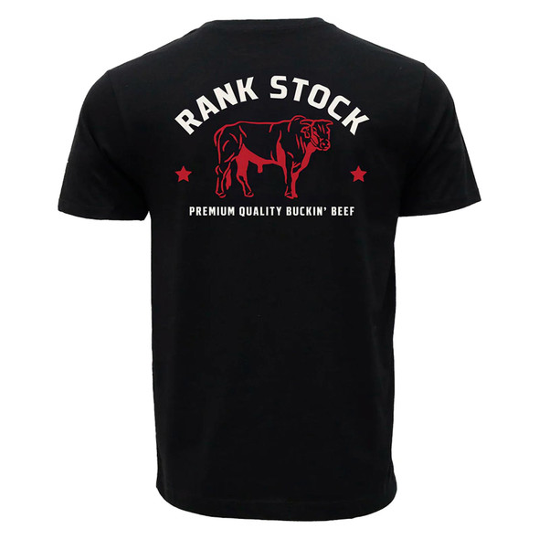 product variation HOOEY Men's Charbray Rank Stock Pocket Black T-Shirt (HT2619BK) image