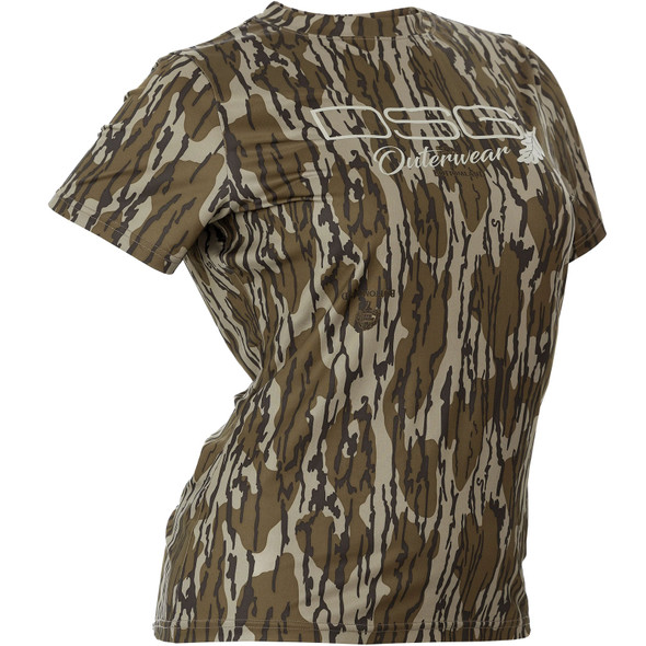 product variation DOING SOMETHING GREAT Women's Ultra Lightweight Mossy Oak Bottomland Original Short Sleeve Shirt (54944-par) image
